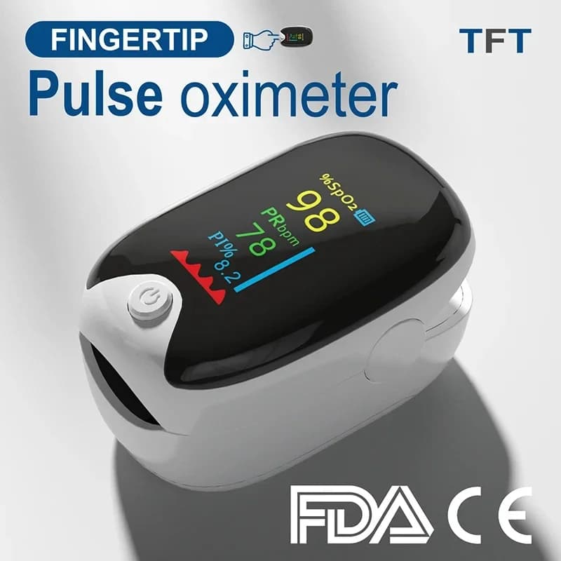Medical Pulse Oximeters Portable Adult Diaper Monitor TFT Screen Automatic shutdown with integrated protection