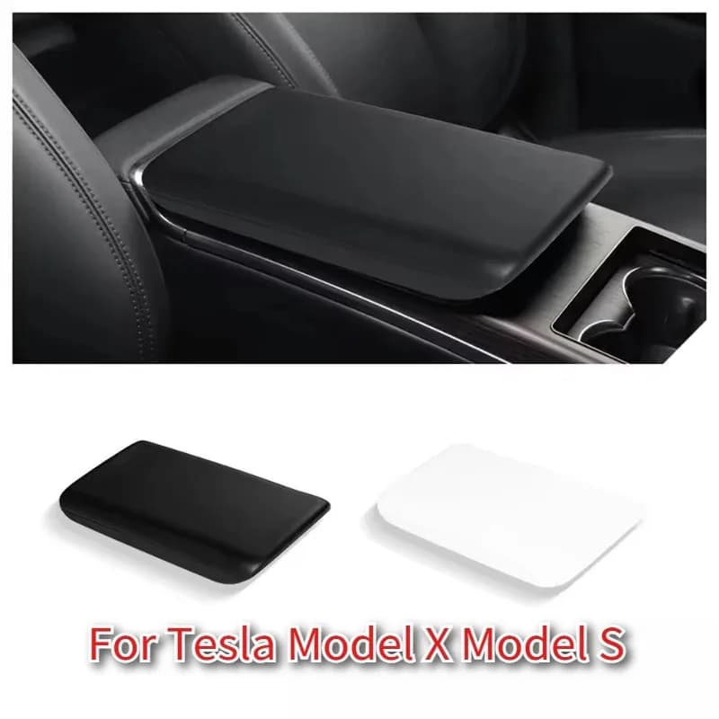 Copertura Protettiva per Bracciolo Tesla Model X S, Rivestimento Antigraffio per Console Centrale, Tappetino per Bracciolo, Accessori Auto