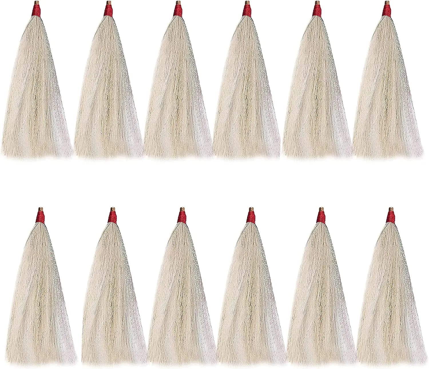 10pcs Fishing Bucktail teaser Saltwater Copper Tube Bucktail Flash gonne Kit per Rig Fishing teaser Plugs