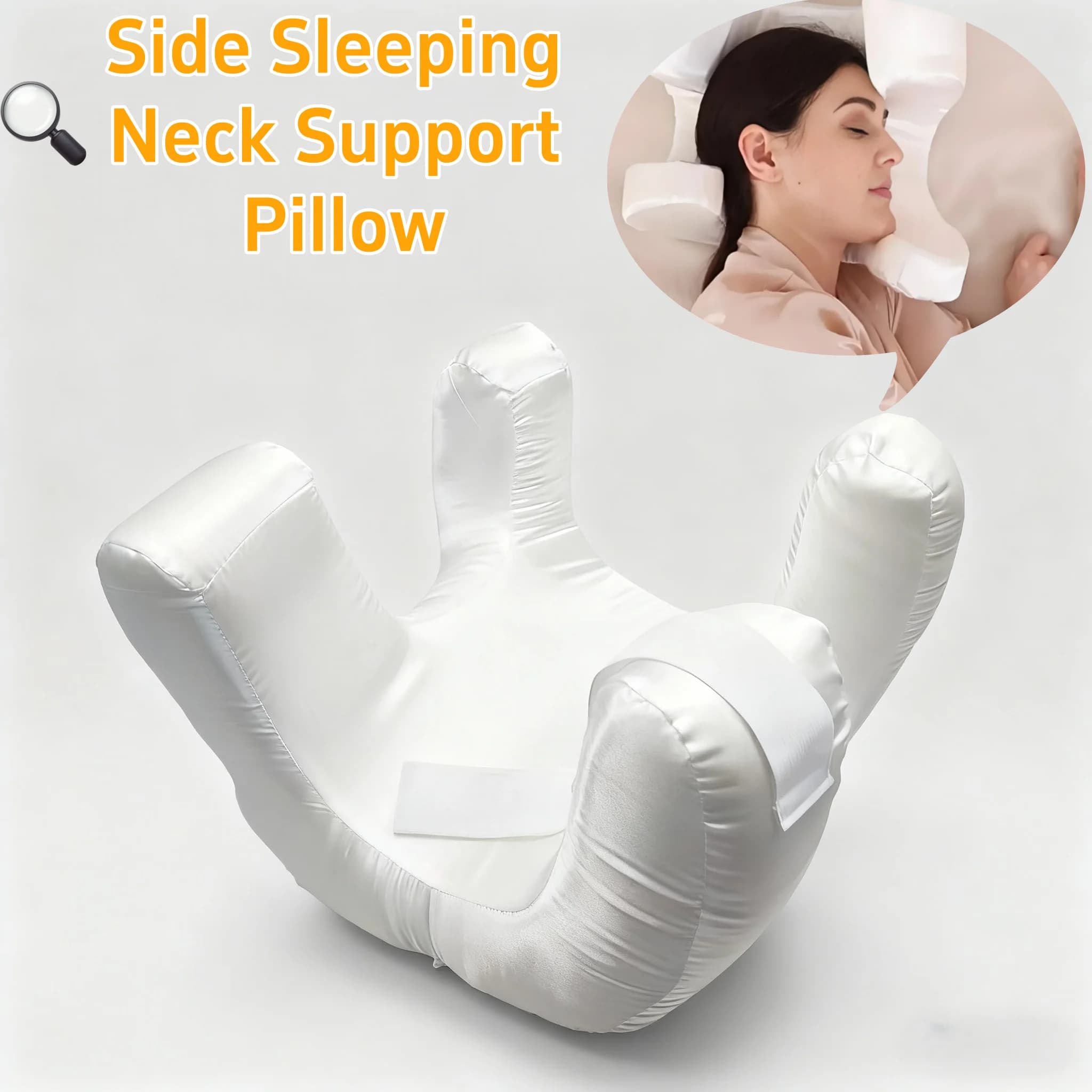 Cuscino Cervicale Memory Foam a Lento Ritorno a Forma di Farfalla, Comodo Cuscino Ortopedico per il Sonno e Massaggio Cervicale