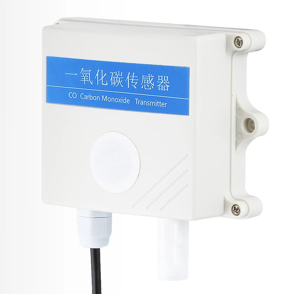 Allarme sensore CO Rilevatore di inquinamento gas fuliggine RS485 0-5V 0-10V Uscita 4-20mA Sensore analogico di gas monossido di carbonio 0-1000ppm
