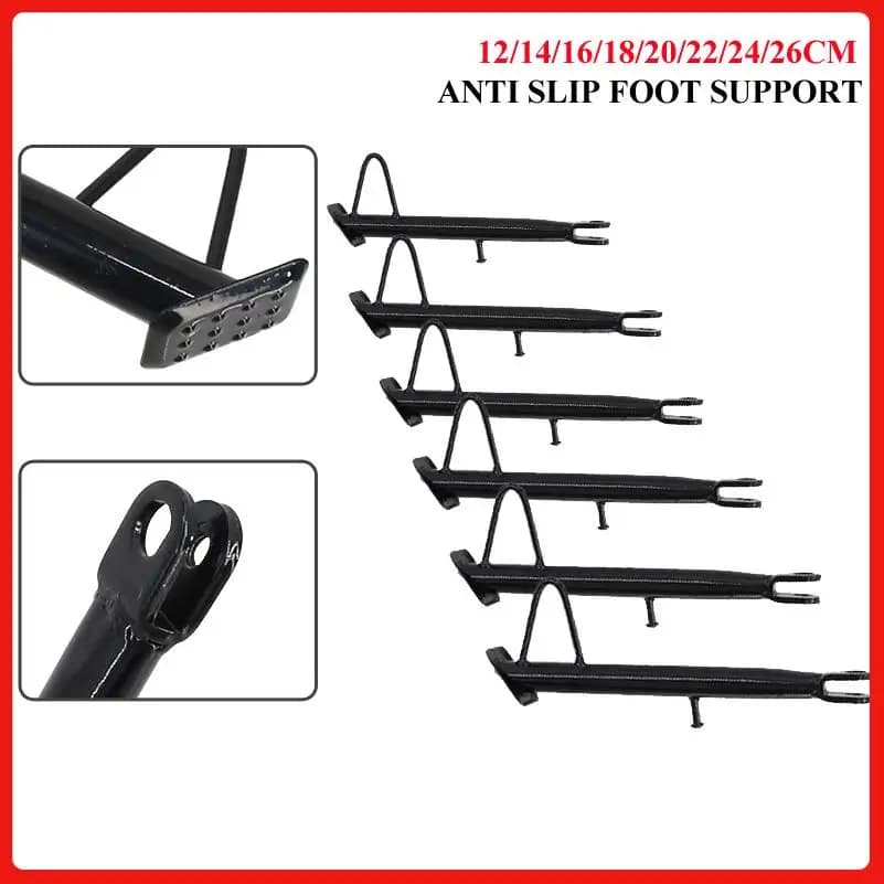 Cavalletto Laterale Universale Regolabile per Moto, Supporto a Treppiede per Parcheggio, per Scooter, Moto Elettriche e Pit Bike