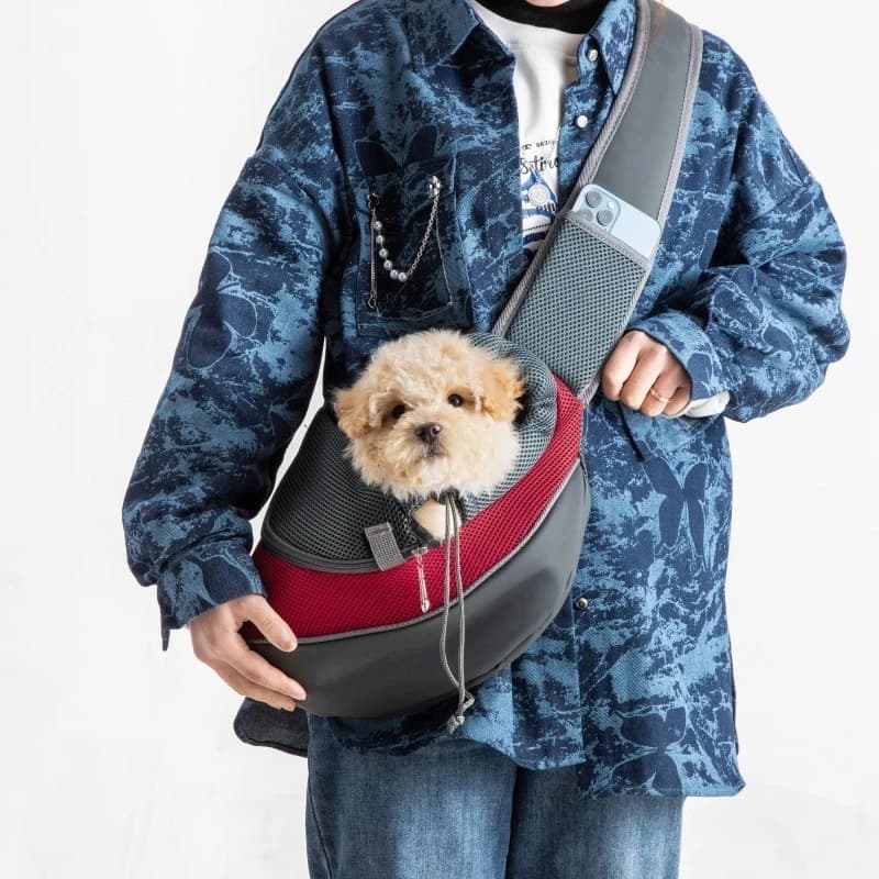 Zaino da viaggio per cani da compagnia Zaino a tracolla per gatti Borse a tracolla in rete Borsa per trasporto per animali domestici Borsa a tracolla a tracolla