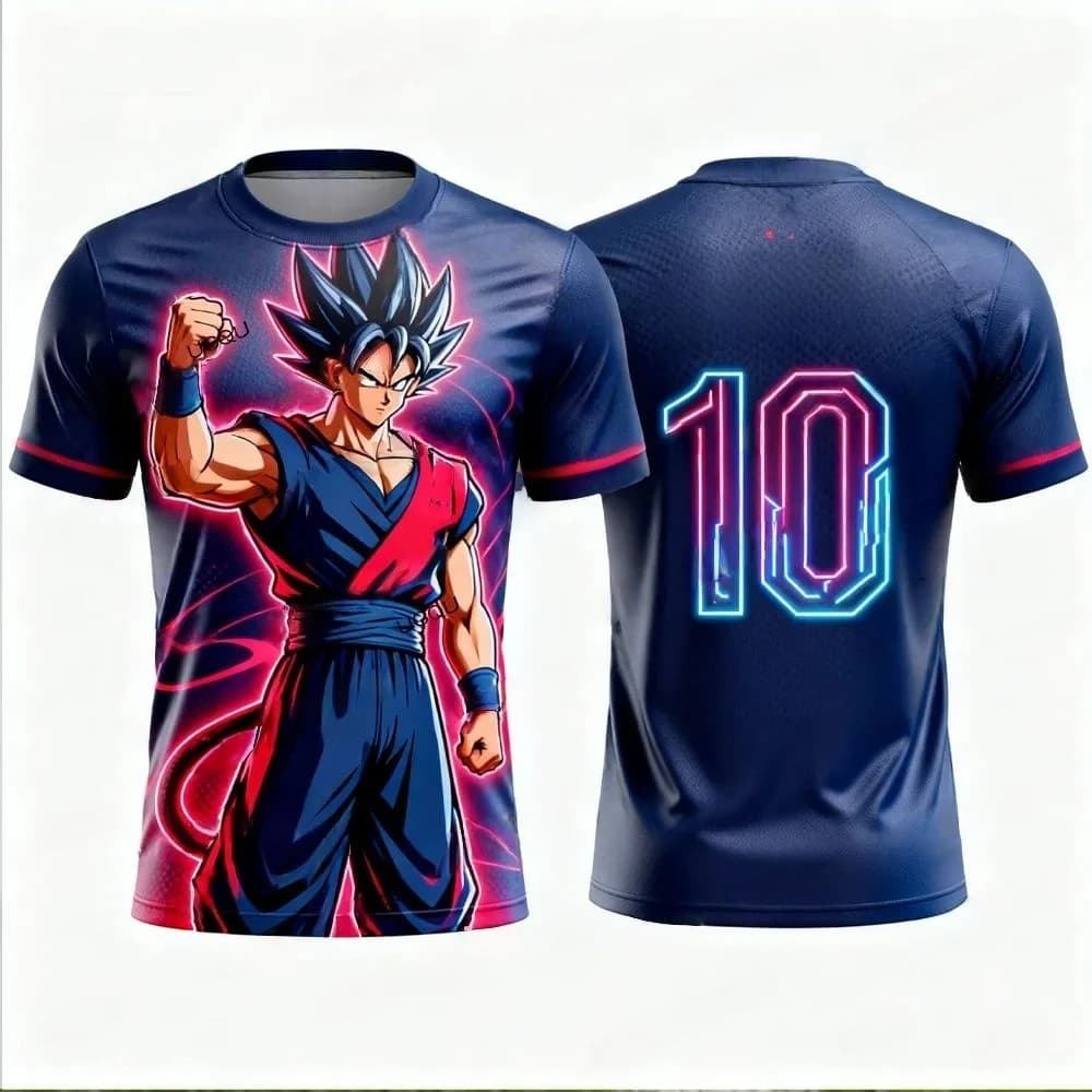 New Men's Sports T-shirt 2026 Dragon Ball Vegeta Special Edition Japanese Souls, Breathable and Fashionable