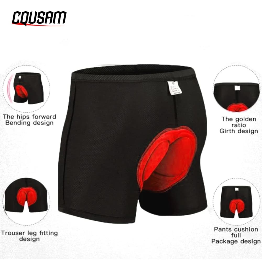 1 piece of cycling underwear for men, 4D gel padded bicycle shorts, cycling shorts, mountain briefs MTB