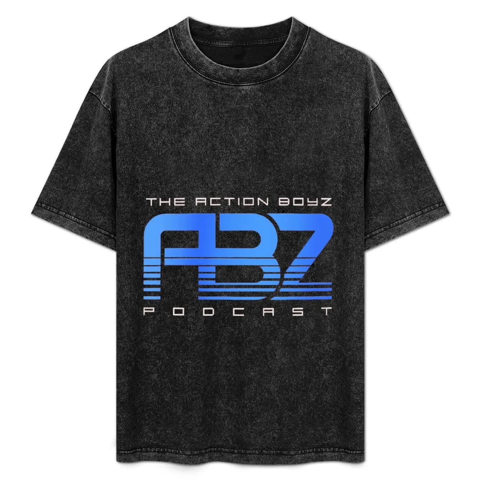 Action Boyz Podcast - T-shirt ABZ per uso quotidiano casual, top a maniche corte
