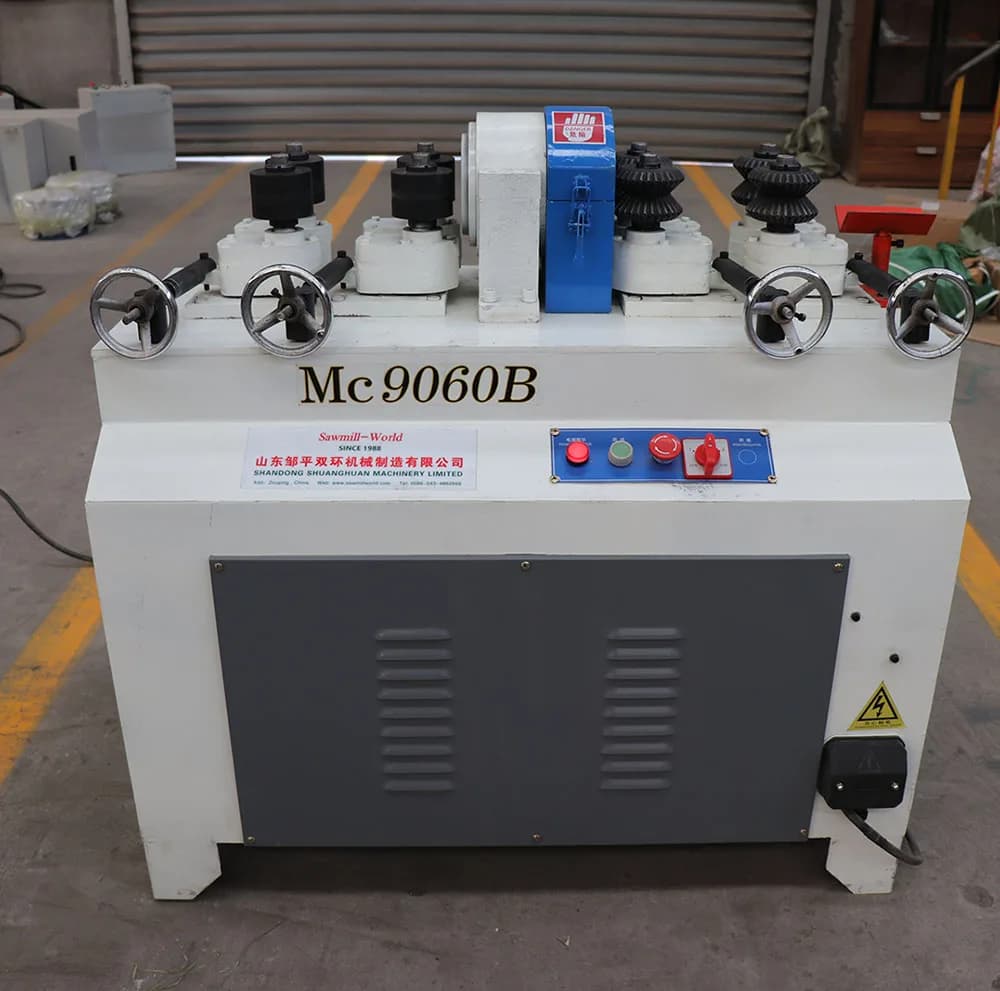 Fresatrice per aste/bastoncini rotonde in legno per mocio/swob