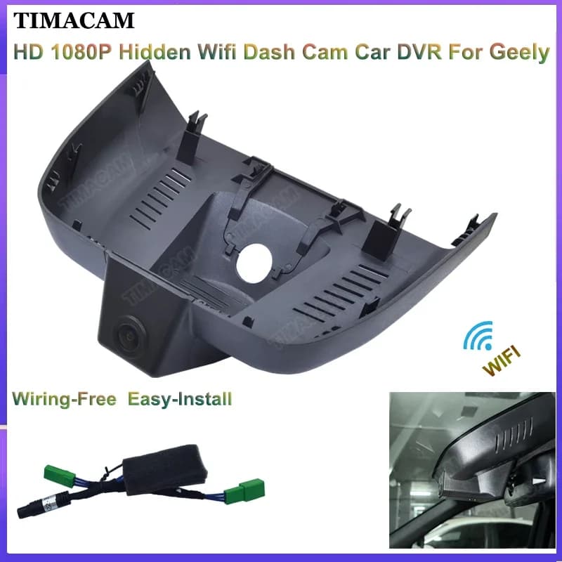 TIMACAM New HD 1080P Wifi DVR recorder for cars for Geely Monjaro Xingyue KX11 L DCT EVO 2020 2021 2022 2023 Dash Cam Camera