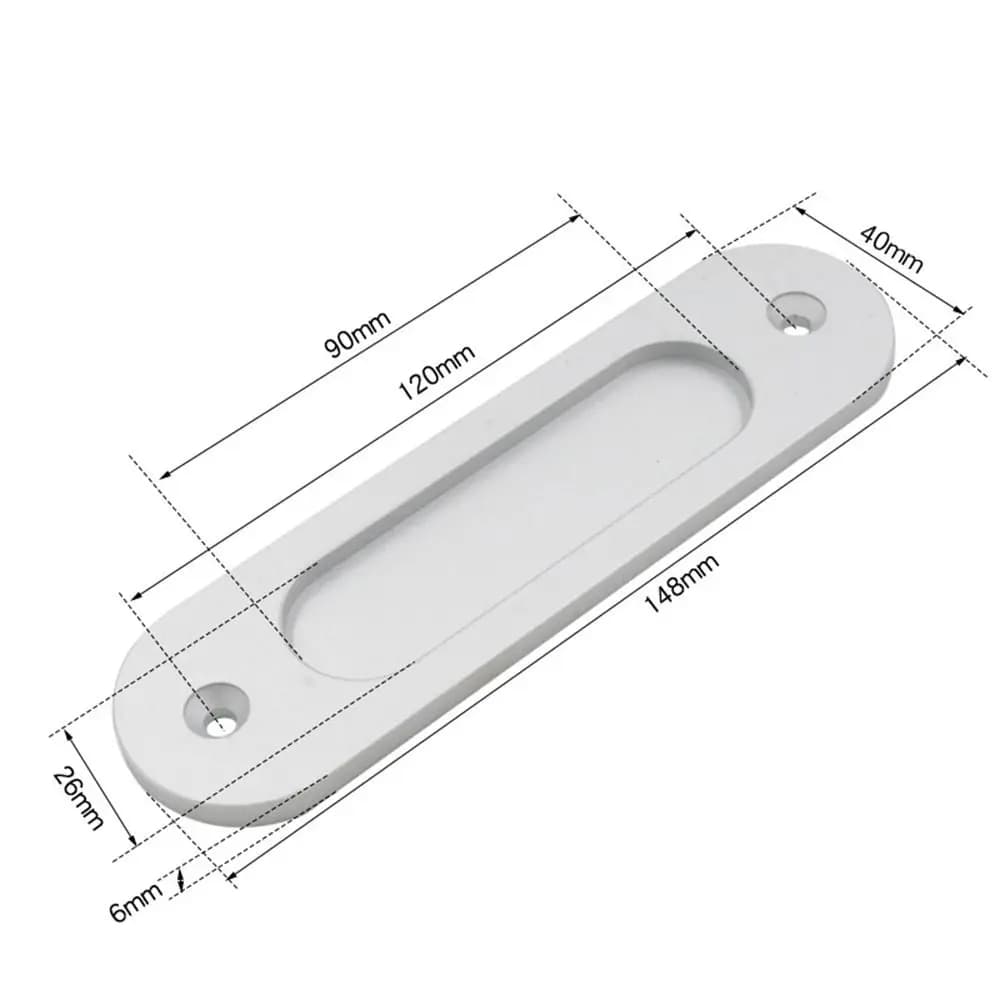 Manopole ausiliarie per cassetti multiuso Maniglia per porta in vetro per armadio Maniglia per porta scorrevole