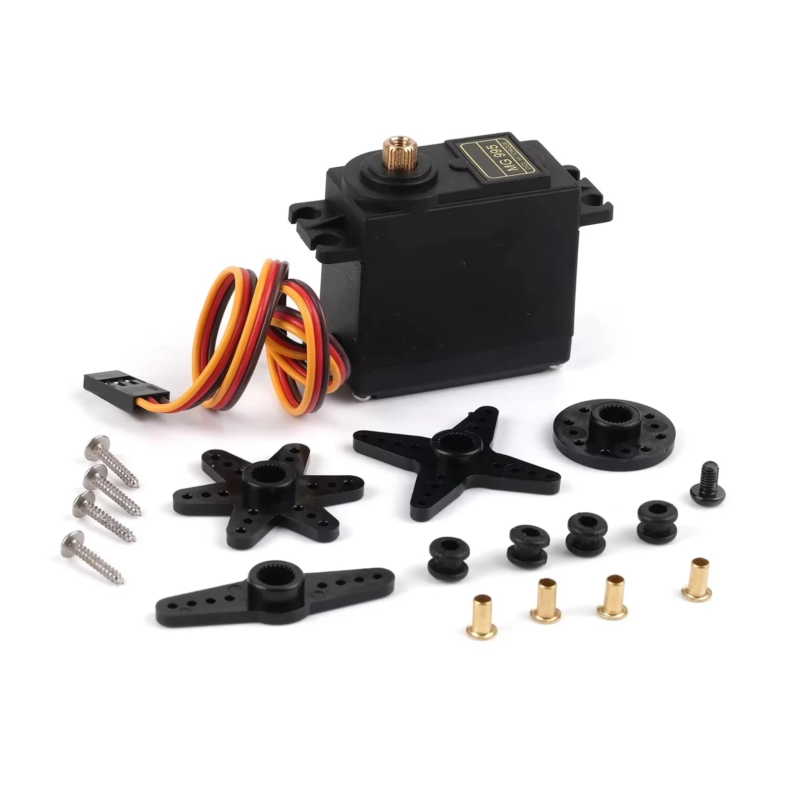 Servo RC Standard Digitale MG995 da 13KG, 180/270/360 Gradi, Ingranaggi Interamente in Metallo per Arduino, Auto da Corsa, Modelli RC, Elicotteri, Barche