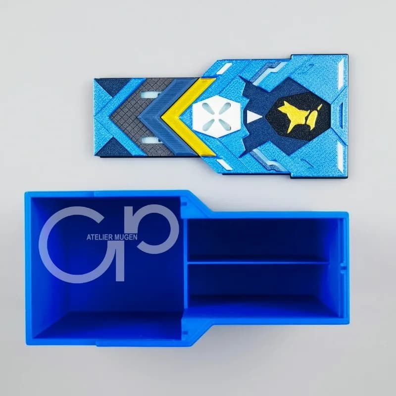 Suitable for Yu-Gi-Oh! K9-17 Izuna Theme 3D Printed Board Game Card Box PLA Creative Cool Game Collection Card Storage Box Toys