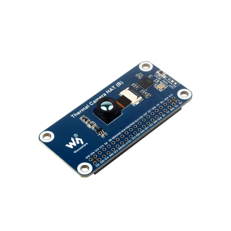 IR Long Wave Thermal Camera Cap (B) for Raspberry Pi, options for 45 °/90 ° FOV, IR Raspberry Pi camera, 80×62 pixels, 40PIN