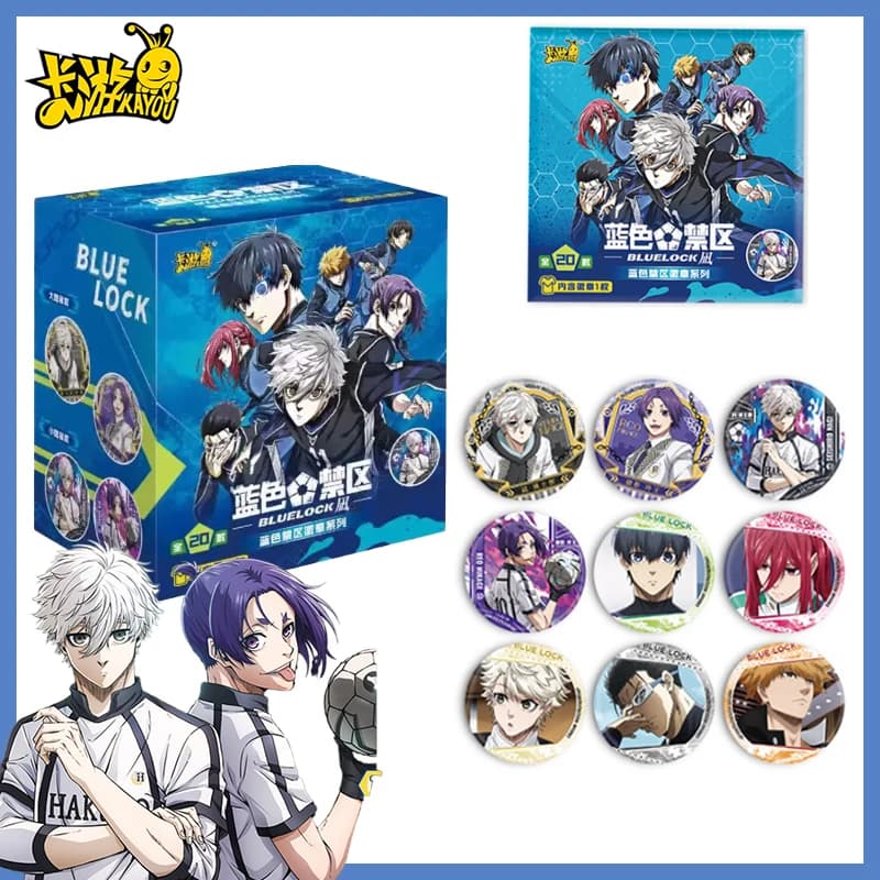 Nuova Serie di Badge in Latta KAYOU BLUE LOCK – Isagi Yoichi e Nagi Seishiro, Spilla Distintiva con Personaggi Anime, Regalo per Bambini
