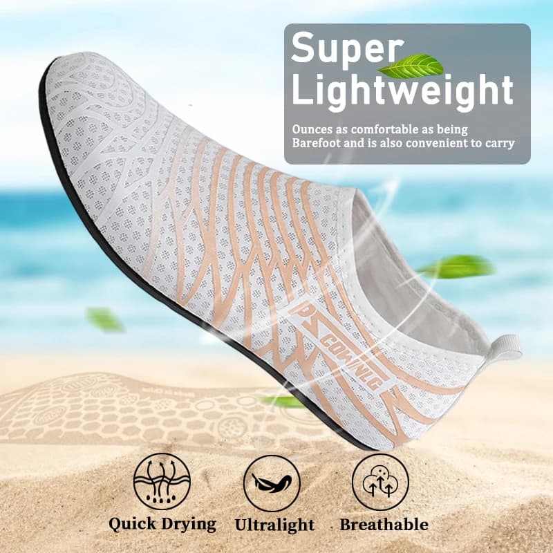 Nuove Scarpe Acquatiche da Spiaggia 2026 Unisex, Ciabatte da Nuoto Traspiranti ad Asciugatura Rapida, Sneakers Sportive Antiscivolo Estive