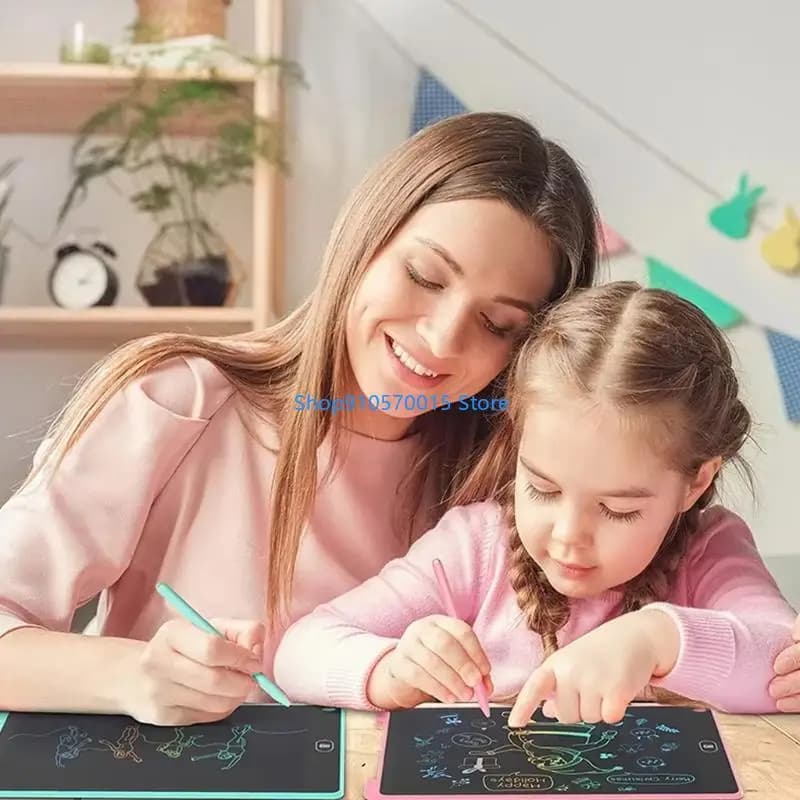 Tavoletta da disegno LCD B95C Blocco da disegno da 8,5 pollici Scrittura a mano Lavagna colorata multipla Giocattolo educativo e