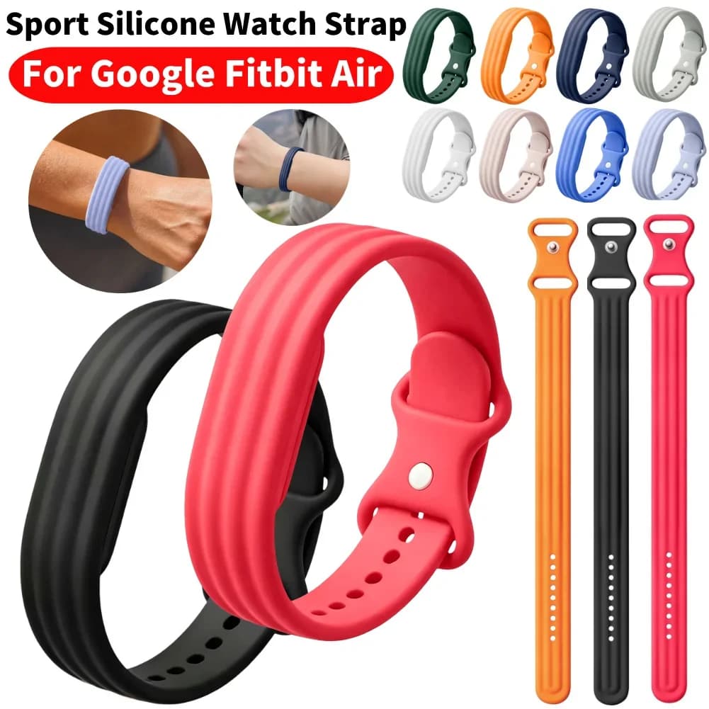 Smartwatch Band For Google Fitbit Air Strap Silicone Loop Replacement Bracelet Correa For fitbit air Sport Breathable Accessory