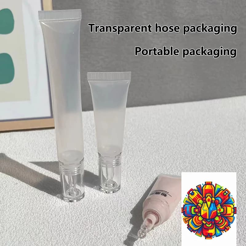 10/15ML Soft Cosmetic Pipes, Solar Cream Rechargeable Flacons, Eyes Surround Cream, Lotion, Liquid Background, Vacuum Flacons with Hyaluronic Acid Counters