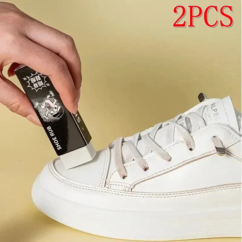 2 pcs new rubber for shoes white bright sneakers decontamination rubber special decals matte accessories for simple and easy to use shoes