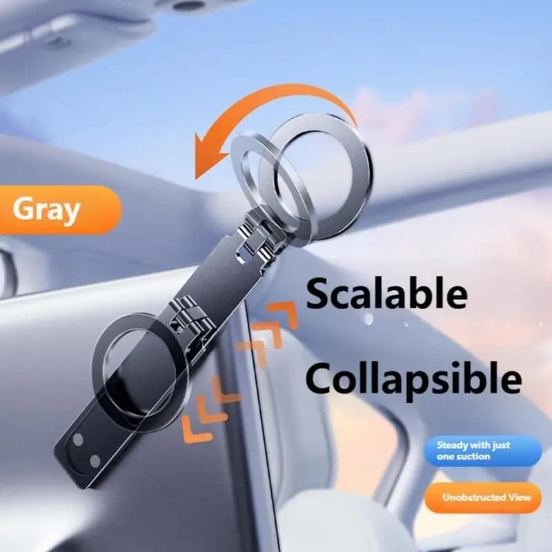 Supporto universale per telefono da auto con forte supporto magnetico e rotazione 360 gradi per navigazione sullo schermo e