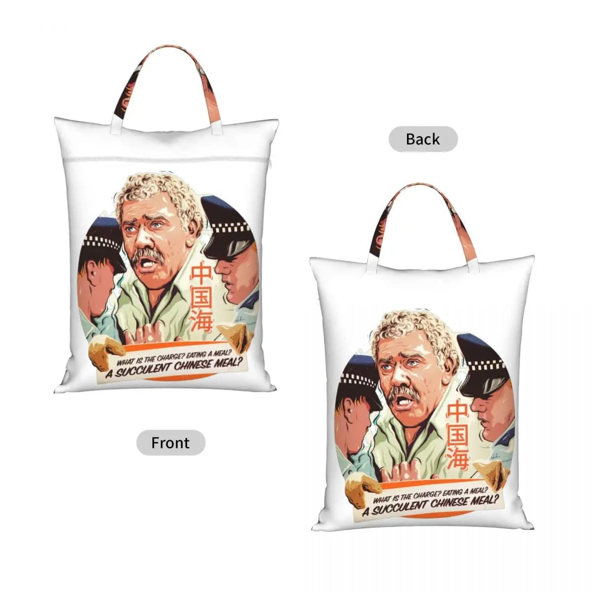 A Succulent Chinese Meal Travel Laundry Bag Waterproof Reusable Dirty Clothes Pouch Gym Yoga Camping Washing Basket