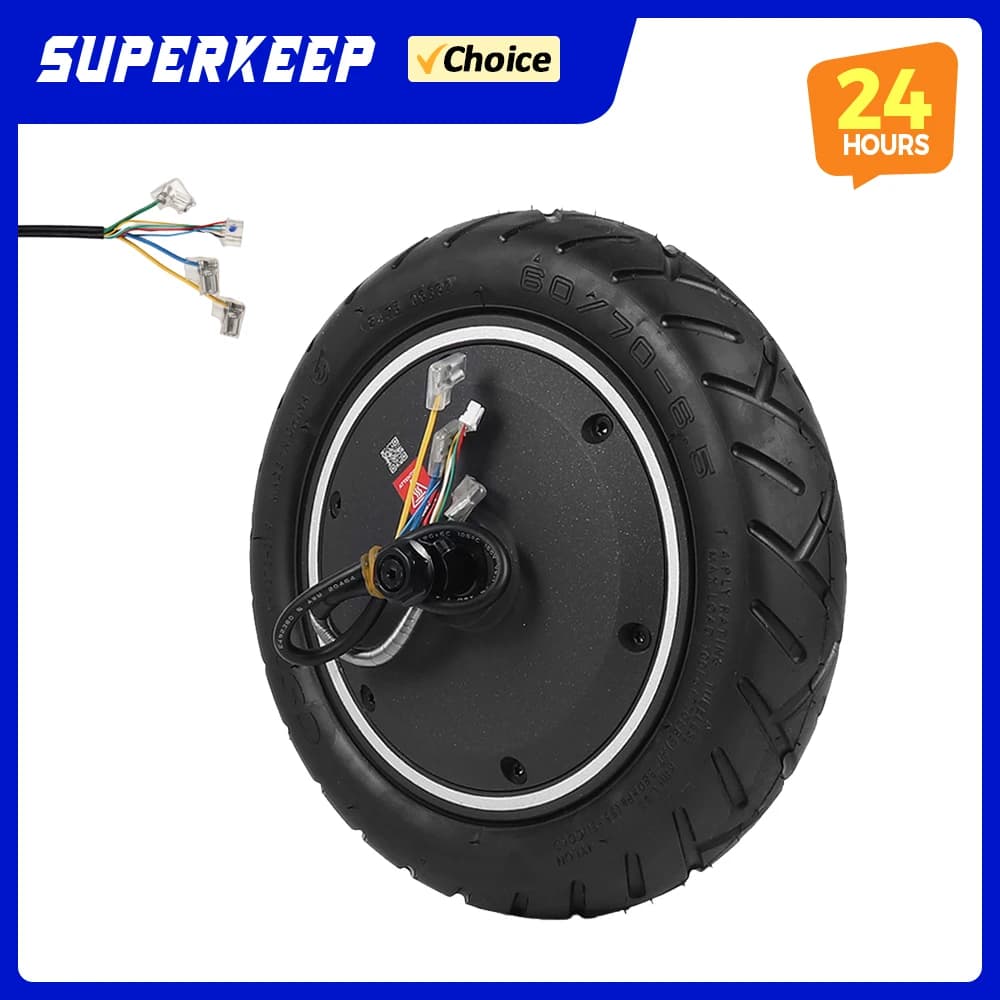 Motore Posteriore per Monopattino Elettrico Xiaomi 5 Pro con Pneumatico Tubeless 60/70-6.5 da 10 Pollici, Assemblaggio Completo del Motore