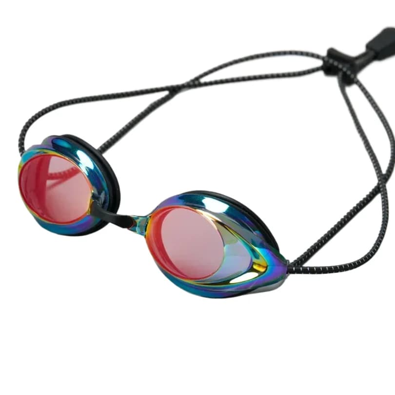 New Swimwear with Cordino, Vivacious Colors, Electroplated, Waterproof and Anti-fog, Swimming Glasses for Adults for Exterior