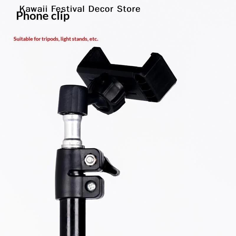 【K】Phone/Mic Stand Universal 1/4inch Globe Design 360° Rotating Mobile Phone Tripod Head Holder For Boom Arms Microphone Stands