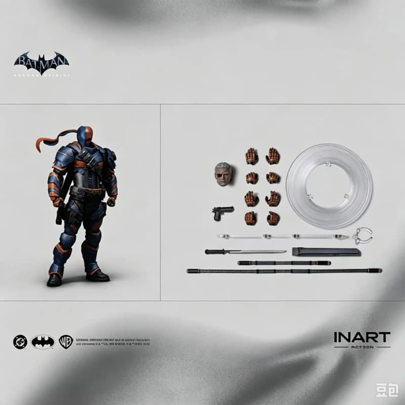 Pre‑order INART 1/12 Deathstroke Batman: Arkham Origins Fully Articulated Action Figure Collectible Model Desktop Decor Toy Gift