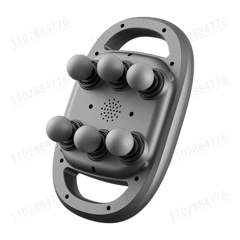 6-Head Fascia Massager for Muscle Relaxation: Wireless Charging, High-Frequency Vibration, Massage Gun for Lower Back and Feet