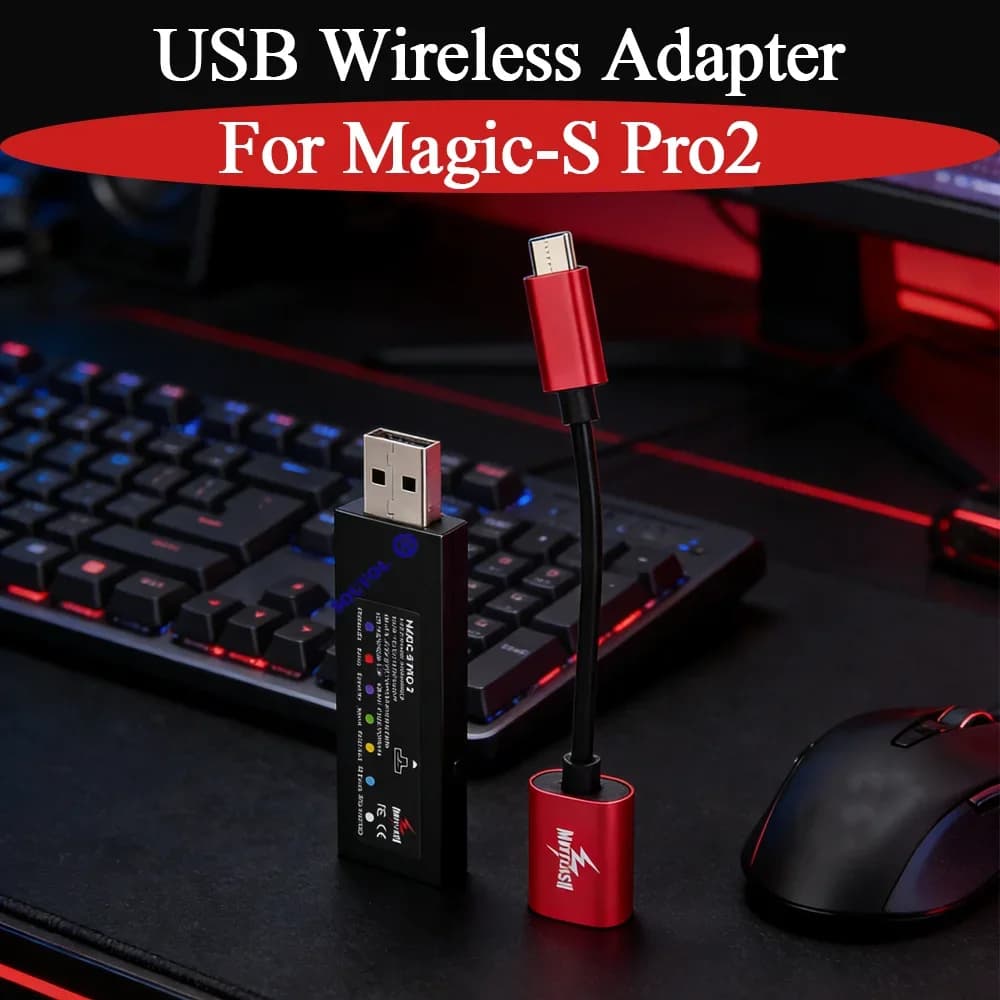 Nuovo Adattatore Controller Wireless Bluetooth MayFlash MAGIC-S PRO 2 USB - Per Accessori Switch/Fight Stick/JoyCon/PS4/Xbox