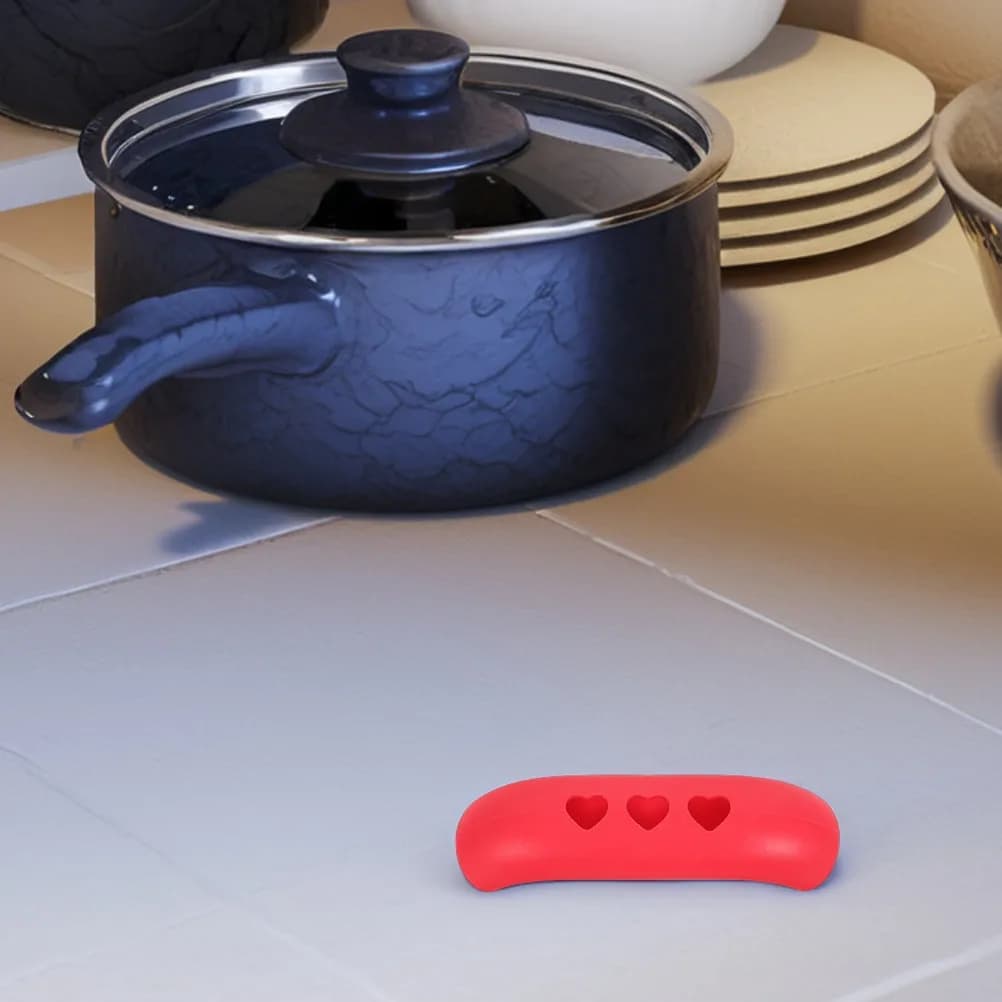 Set of 18 Covers Plastic Handles Heat Resistant, Anti-slip and Thermal Insulating for Plates, Pens and Tegami, Anti-spooling