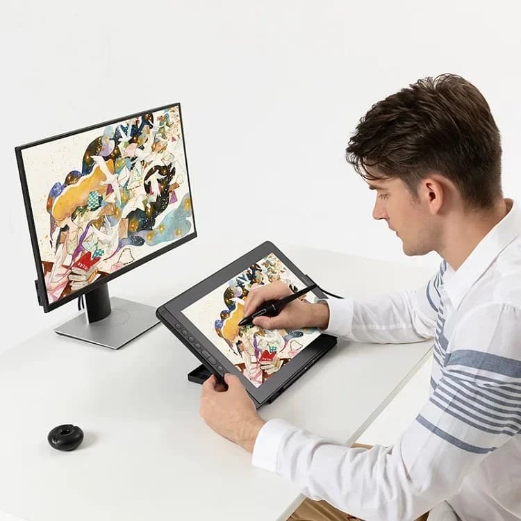 Huion Kamvas 16(2021) Schermo da 15,6 pollici Tablet con display a penna per monitor grafico professionale completamente laminato