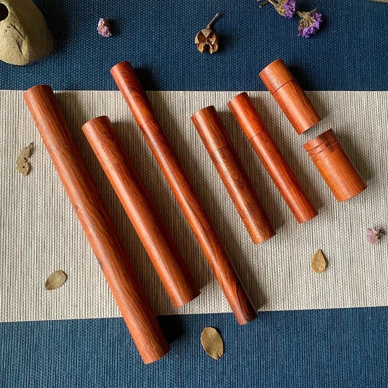 1pc Aroma Mountain Sandalwood Incense Stick helps you sleep more fragrantly Wooden Filled Incense Tubes Wire Incense Cylinders