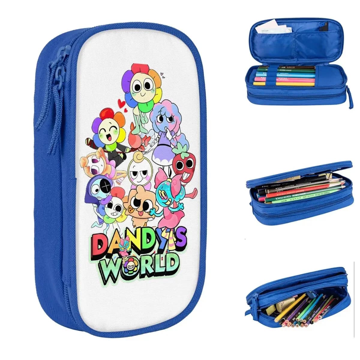 Dandys World Birthday Astuccio colorato natalizio Astuccio creativo per penne Grande portaoggetti Regali scolastici per studenti Astucci