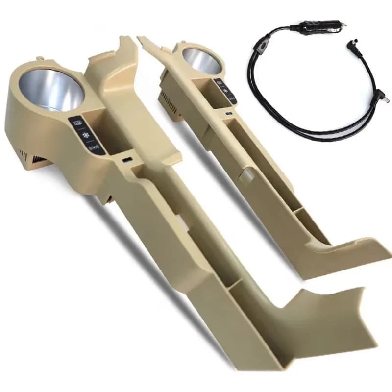 Car Front Seat Gap Organizer With USB Car Seat Gap Storage Box LC200 Seat Filler With USB for Land Cruiser Storage Box LC200