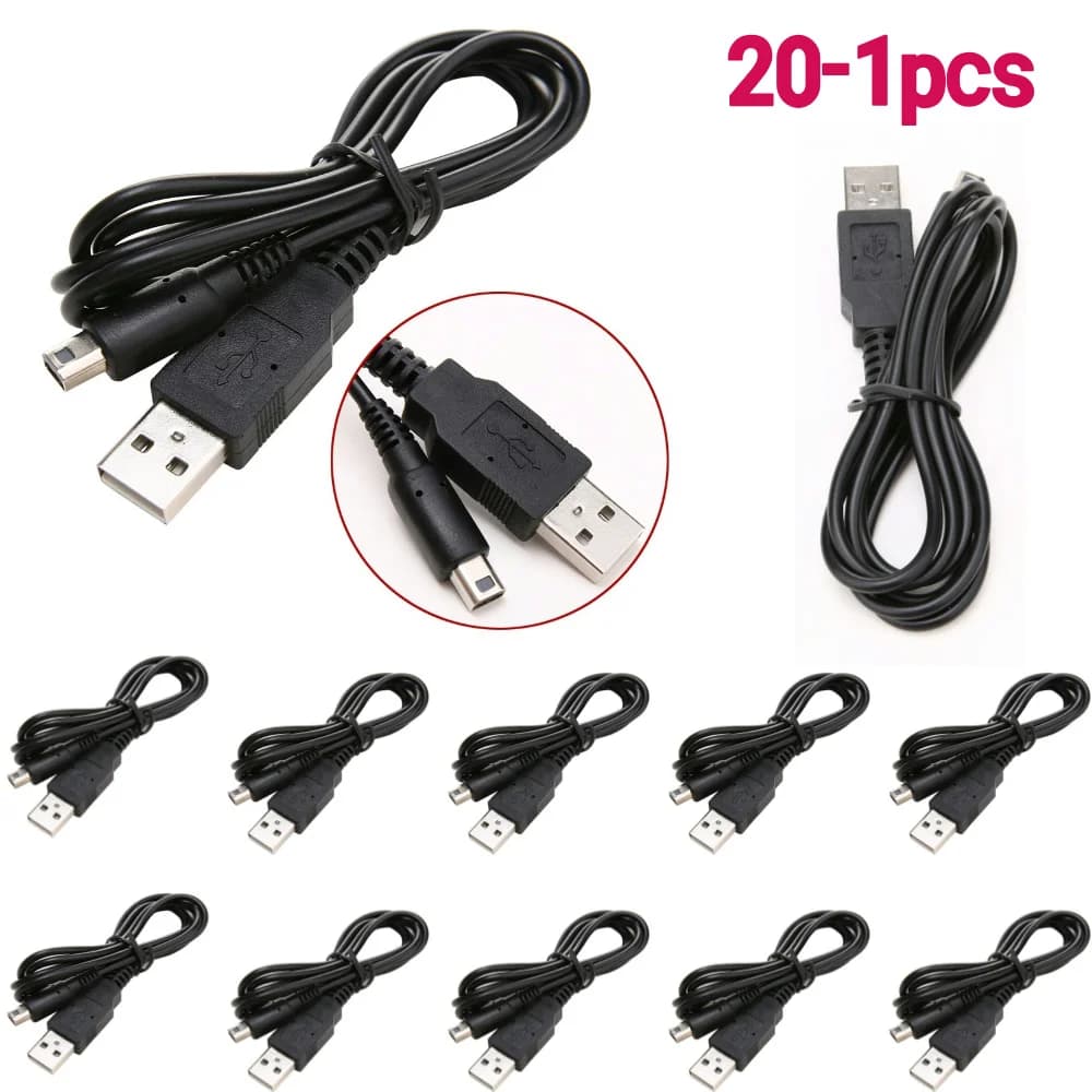 Cavo Caricatore USB per Nintendo 2DS NDSI 3DS 3DSXL NUOVO 3DS NUOVO 3DSXL cavo
