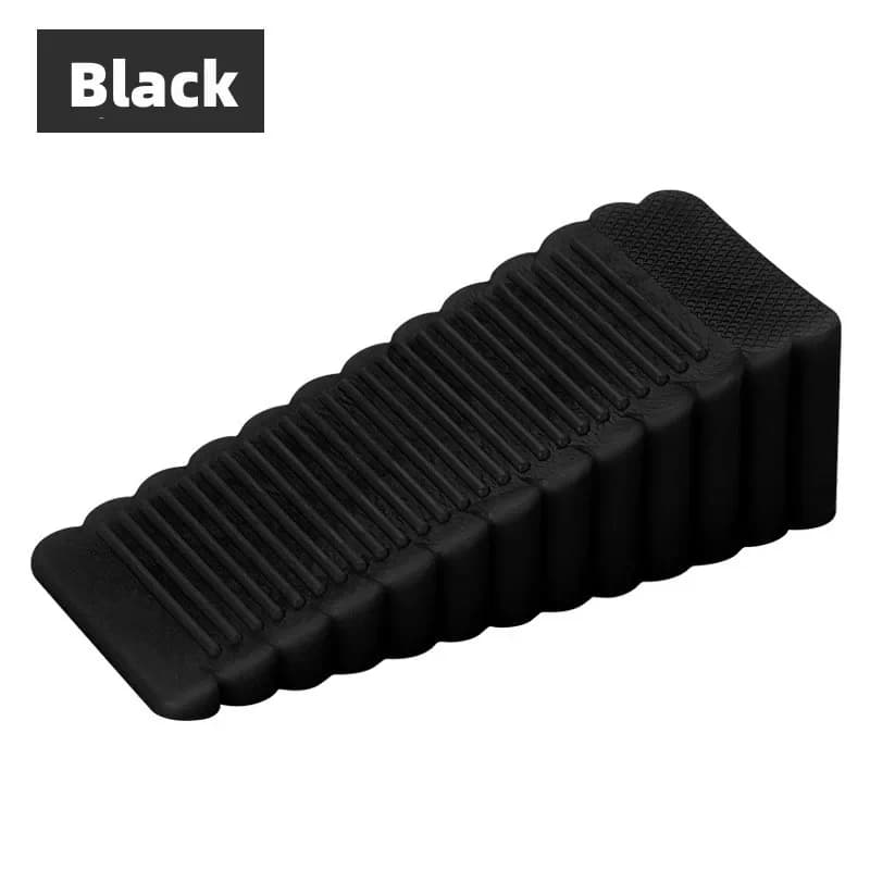 Fermaporta posteriore per porta dell'home office Fermaporta anti-collisione Fermaporta in silicone di sicurezza Blocco fermaporta a cuneo Fermaporta