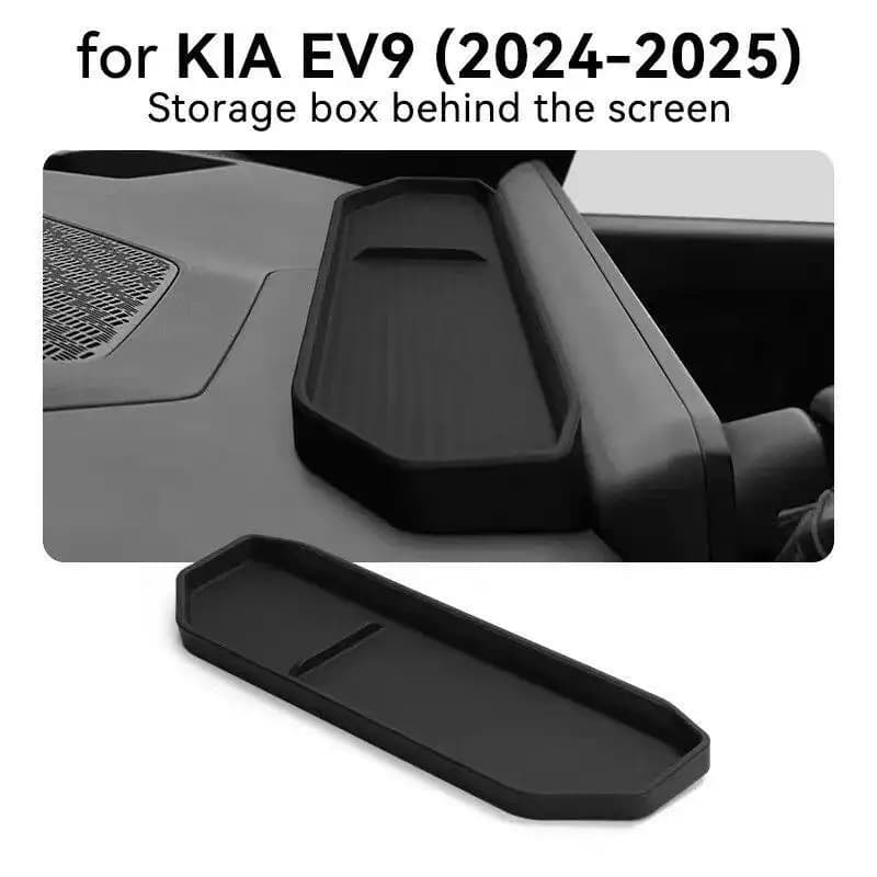 Organizer per Console Centrale con Portaoggetti Posteriore Speciale per KIA EV9, Porta Fazzoletti e Porta ETC