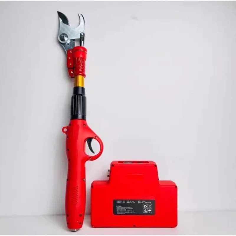 Electric Power Scissors with Lithium Battery, 4 Cm Opening, for Heavy Duty Shafts