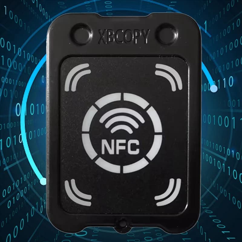 Copiatrice per lettore di schede Smart Chip RFID B27B + lettore di chiavi di crittografia NFC per schede 3XUID IC 13,56 Mhz RFID Token Clone Duplicatore
