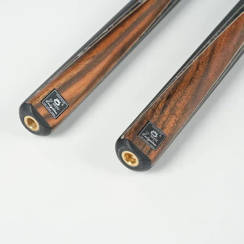 for Omin Enlighten JO-1Q 3/4 Split Handmade Snooker Cue Stick Brass Ash Wood Shaft Pool Cue
