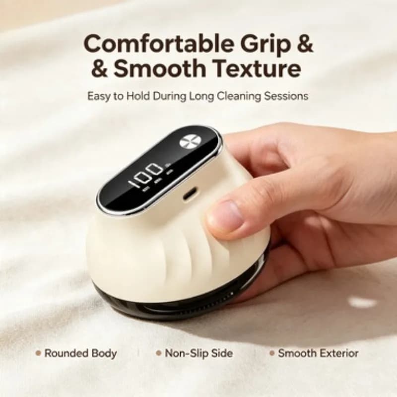 Household Rechargeable Lint Remover Digital Display Electric Clothes Defuzzer Portable Fabric Ball Shaver