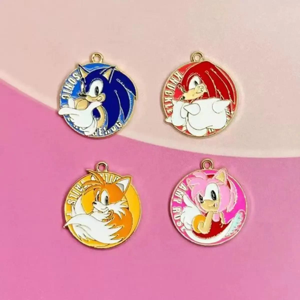 10Pcs Cartoon Enamel Charms Pendant for Cosplay DIY Earrings Jewelry Make Bracelet Earrings Handmade Accessory