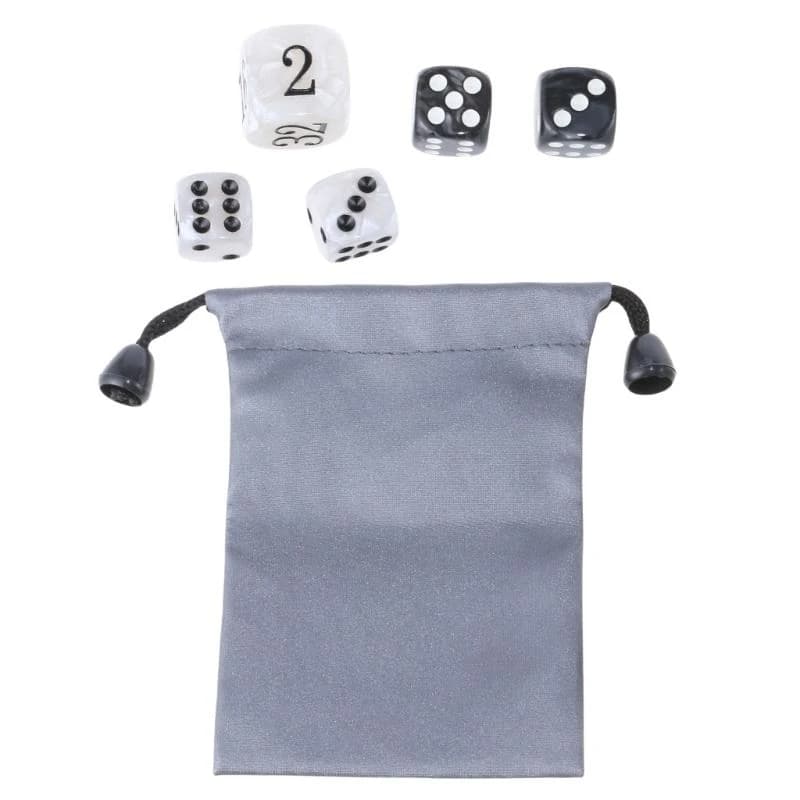 Pearls Dices for Backgammon Enthusiasts, Acrylic Build Elegant Dices Professional Backgammon Acrylic Pearls Dices Set