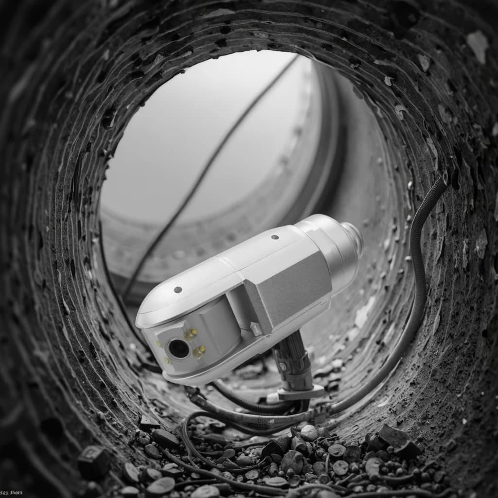 65mm FHD CMOS PTZ Pan Tilt Telecamera per fognature impermeabile 360 Endoscopio industriale per pozzi d'acqua con archiviazione su scheda SD 1 anno di garanzia