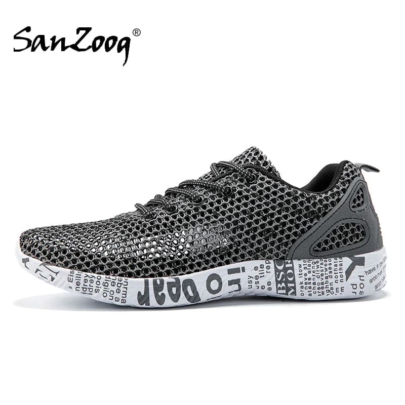 Uomo Donna Scarpe da spiaggia a piedi nudi Scarpe da trampolino per la pesca Nuoto Scarpe da ginnastica in rete Aqua Asciugatura rapida