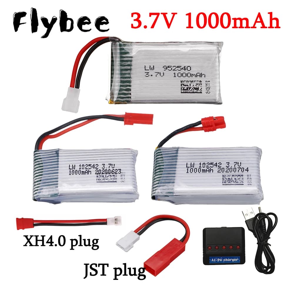 Batteria drone lipo 3.7V 1000MAH per Syma X5 X5C X5SC X5SW TK M68 SG600 KY601 X5HC X5HW X5UW X5UC X400 X500 X800 HD1315 HJ818