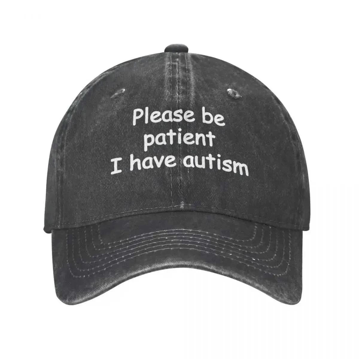 Cappellino da baseball per la consapevolezza sull'autismo, in cotone slavato, regolabile, con chiusura snapback, unisex