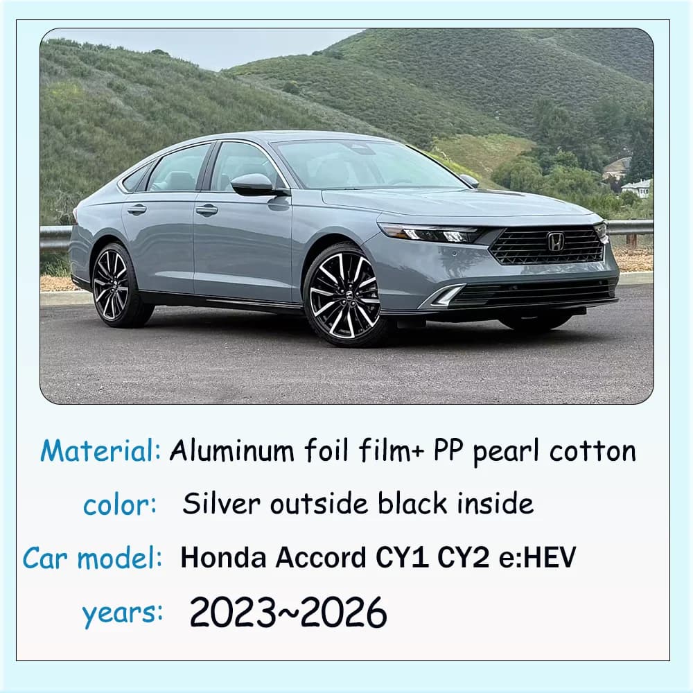 Per Honda Accord CY1 CY2 e:HEV 2023 ~ 2026 2024 2025 Auto Parasole Lucernario Parabrezza Parasole Protezione UV Parasole Accessori