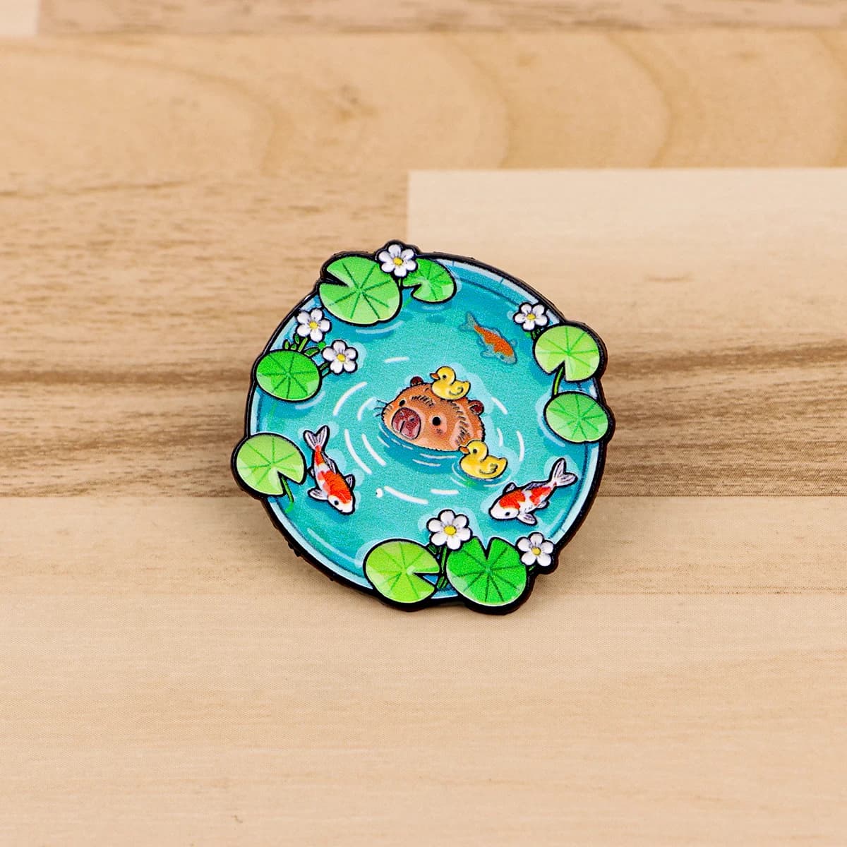 Cute Otter Enamel Pin Cartoon Capybara Badges on Backpack Women's Brooches Hat Lapel Pins Cosplay Accessories Toys Gifts
